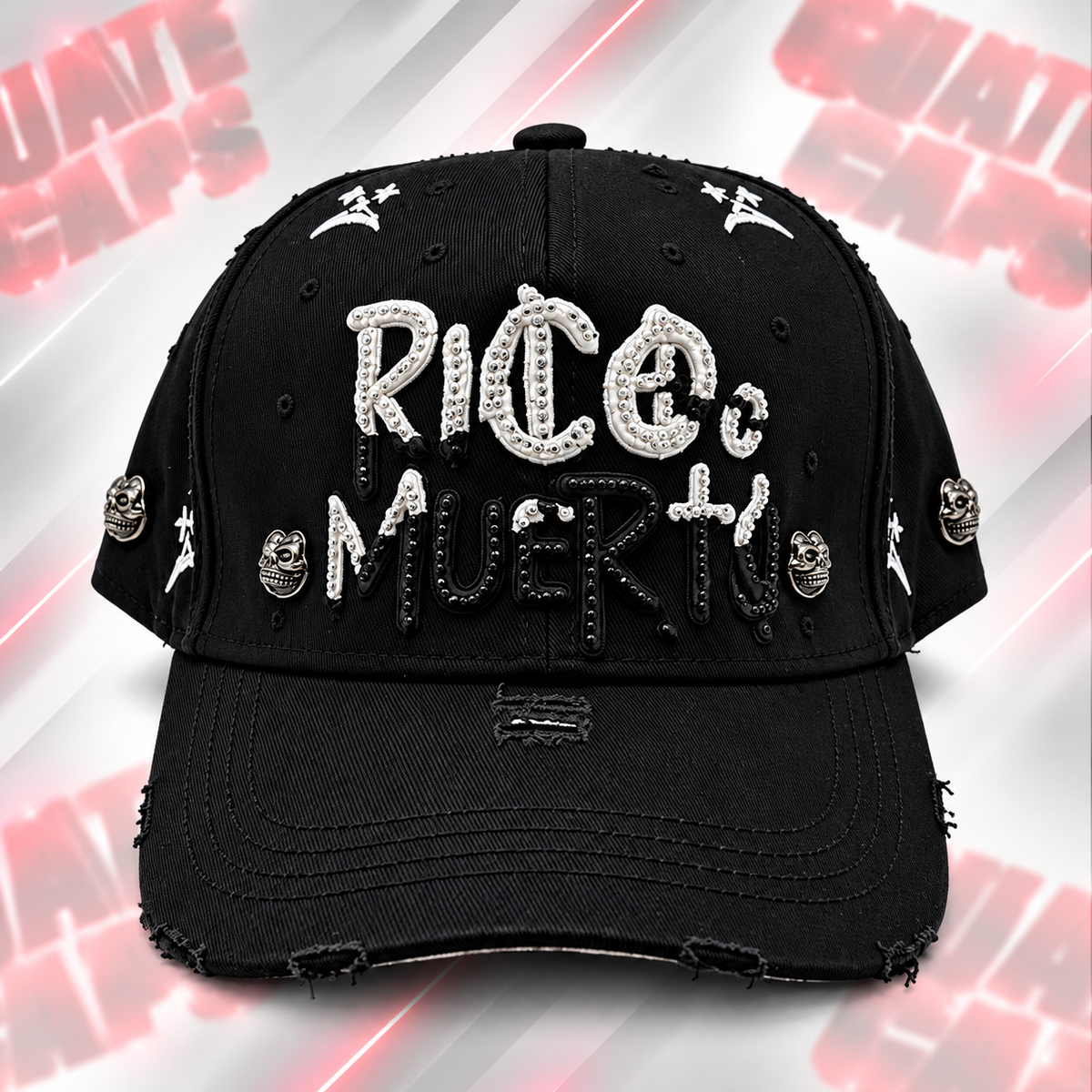 MZ Hats- Rico O Muerto Black