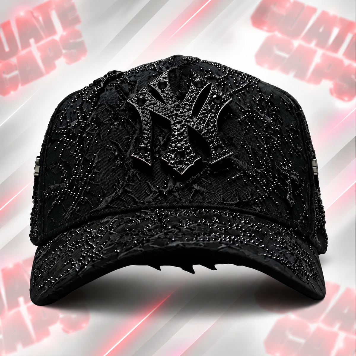 AB Hats- NY Thorned Total Black